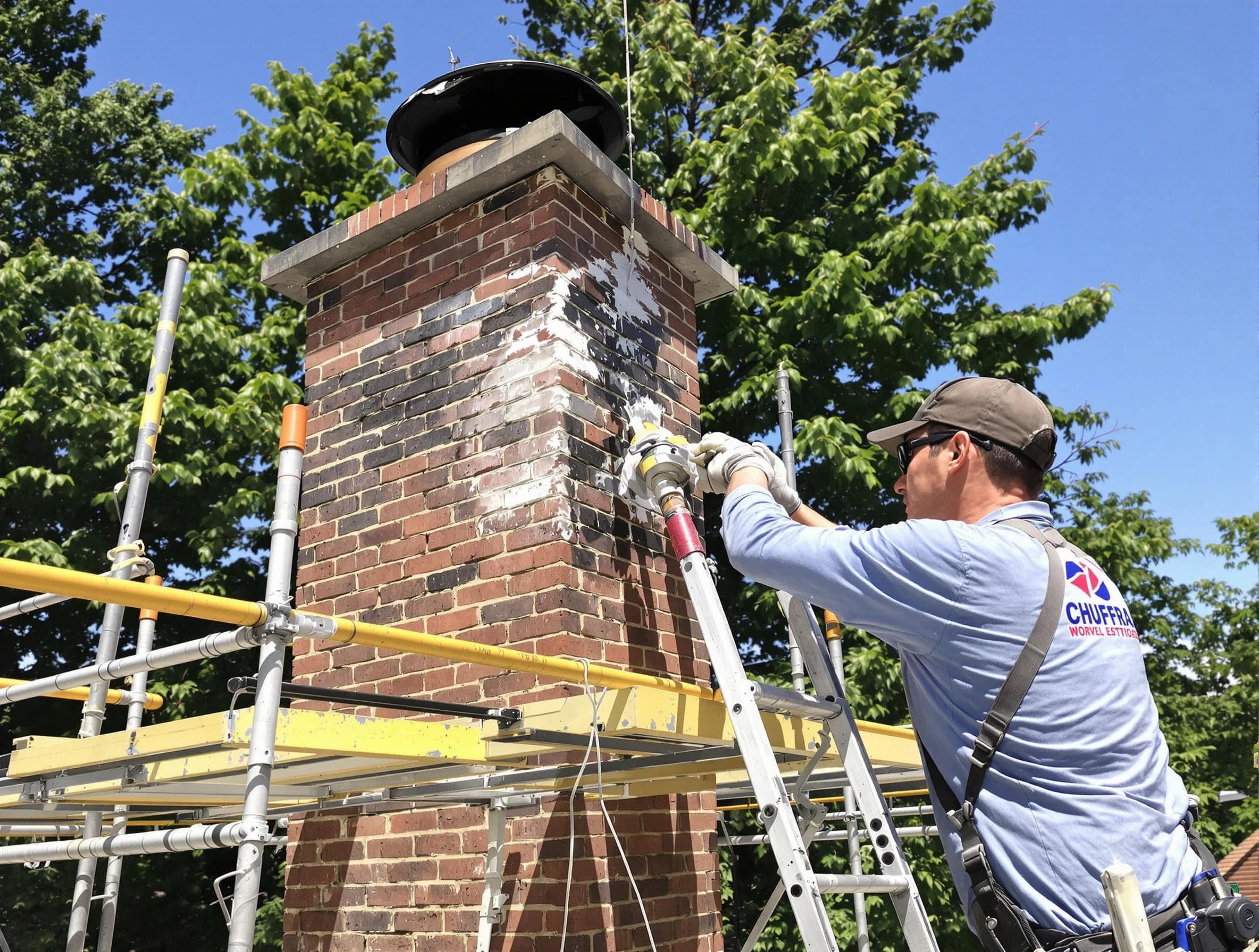 Structural chimney repair by Eagle Mountain Chimney Sweep in Eagle Mountain, UT