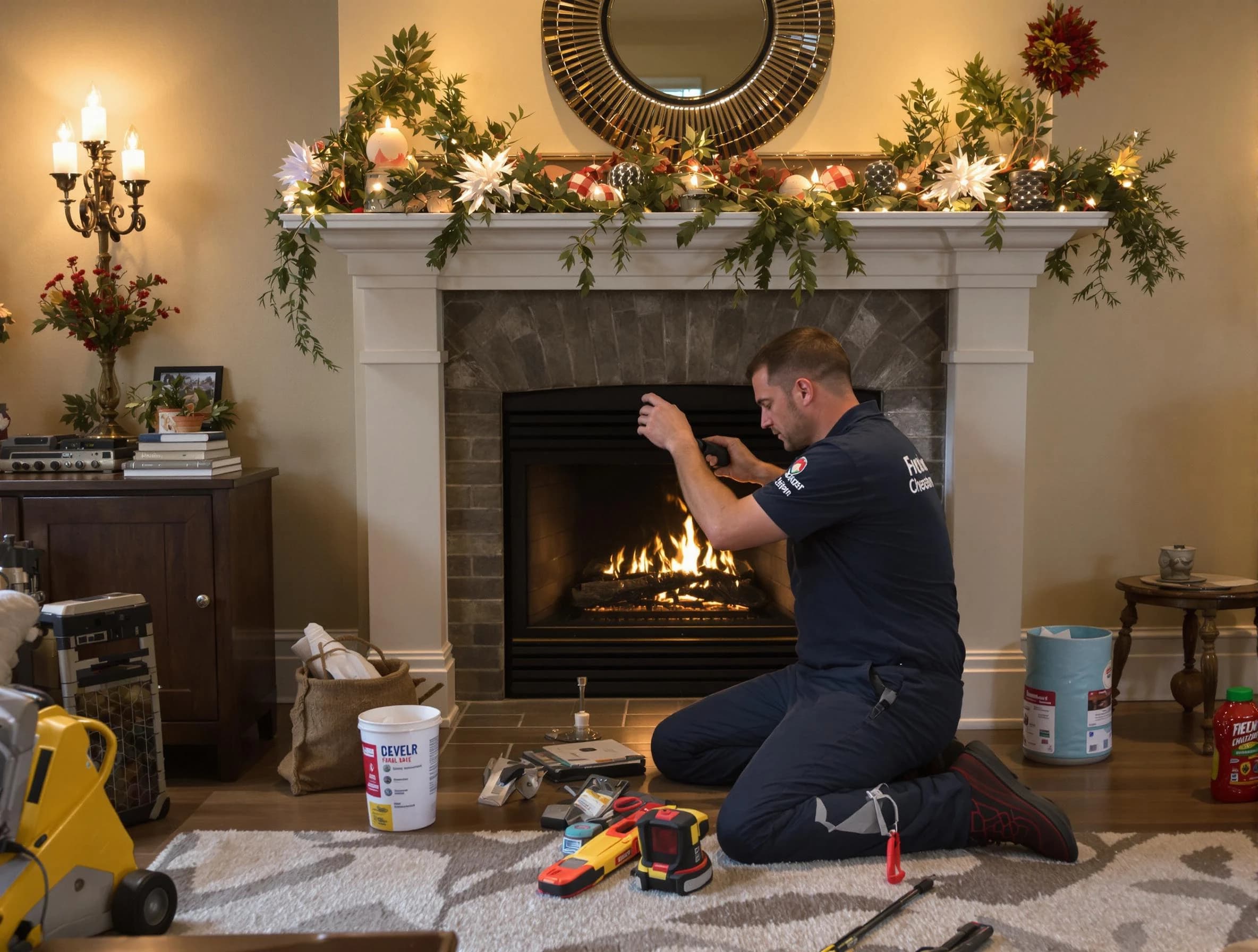 Eagle Mountain Chimney Sweep offering fireplace maintenance services in Eagle Mountain, UT