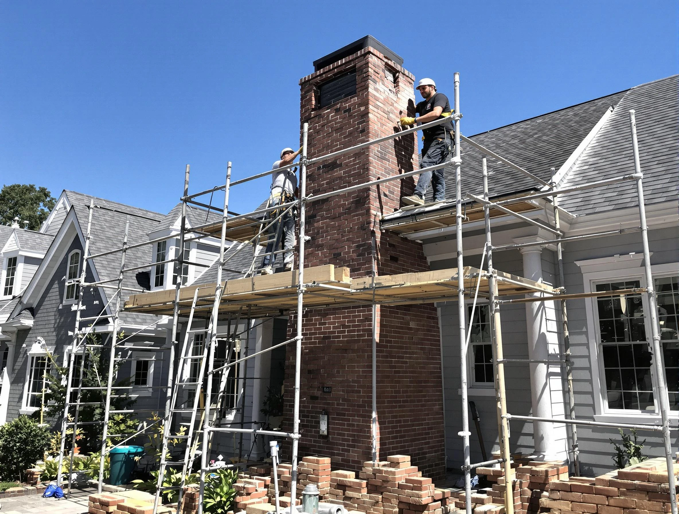 Chimney Rebuilding in Saratoga Springs, UT