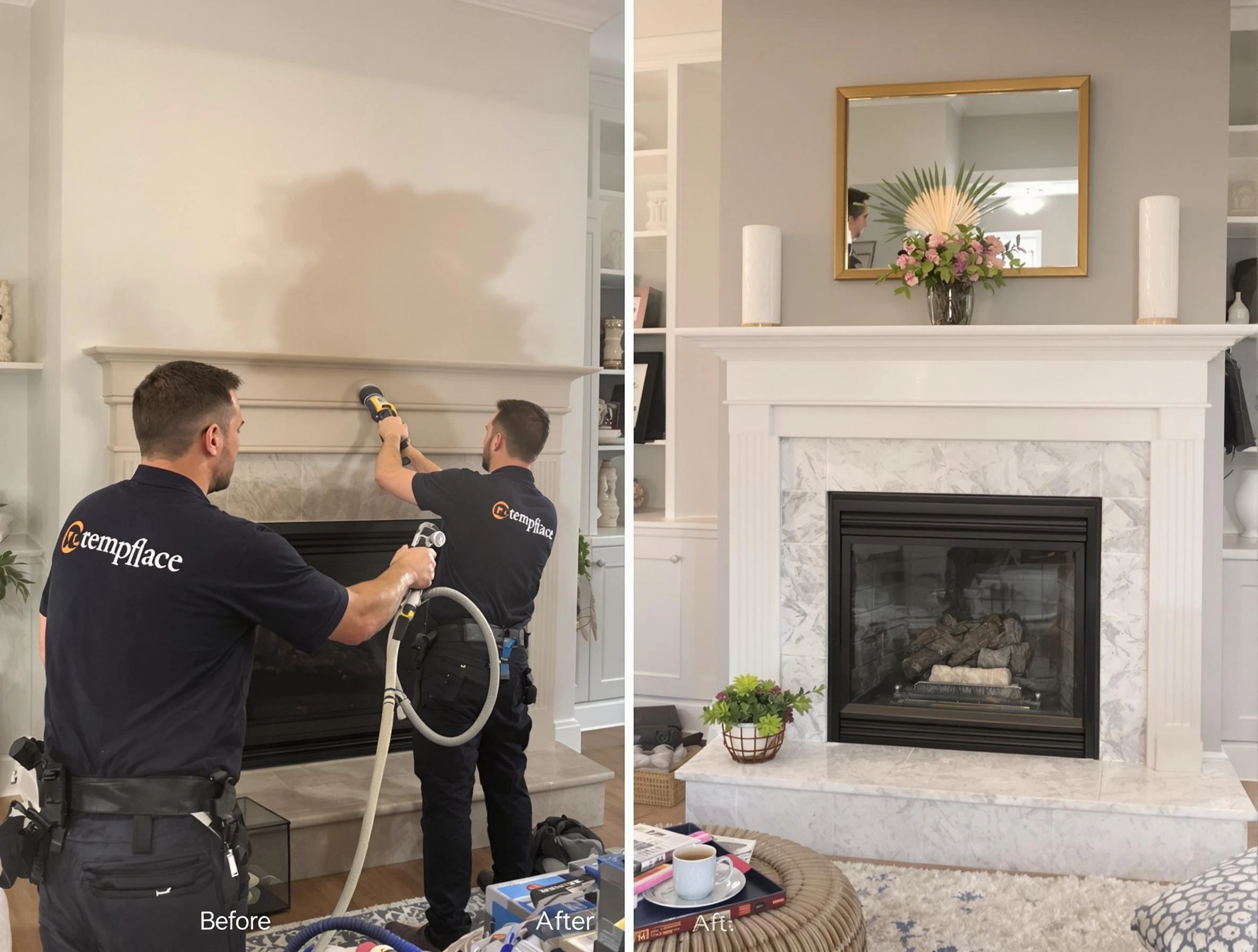 Professional soot removal by Eagle Mountain Chimney Sweep team in Eagle Mountain, UT
